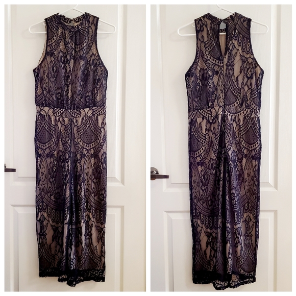 Love Fire Black Lace Jumpsuit - Picture 2 of 12